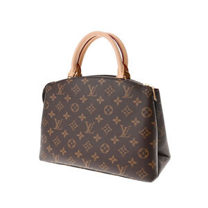 Louis Vuitton Canvas Handbag Palais Brown Monogram